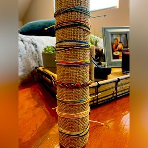 Pura Vida 8 pack Multi Color String Bracelets